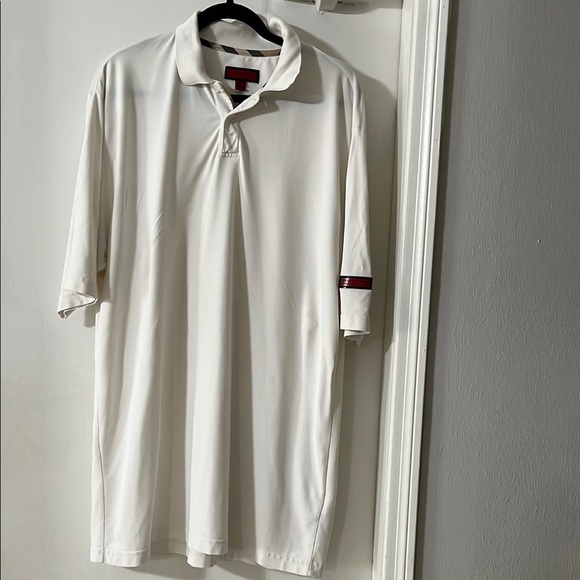 Burberry Classic White Polo Shirt - Picture 1 of 11